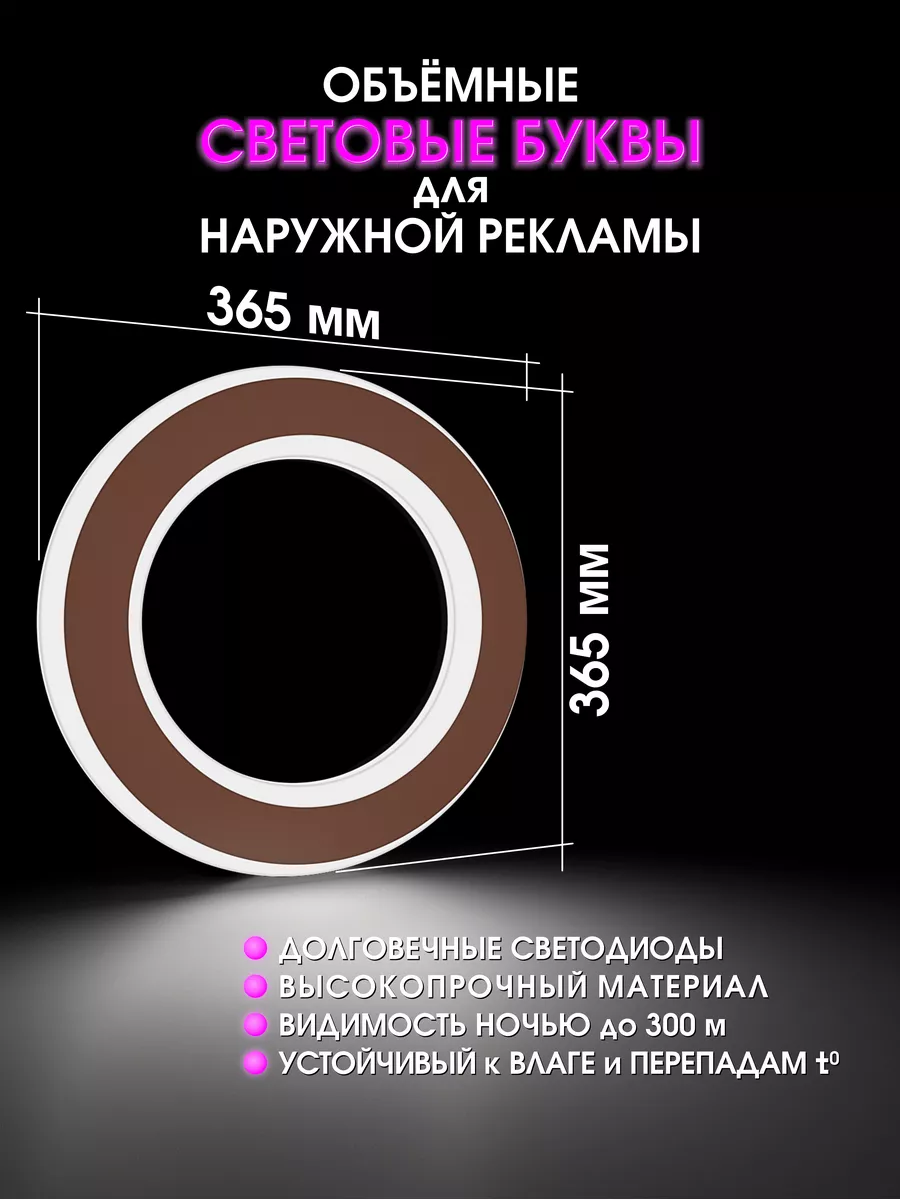 Объемные буквы для вывески световые