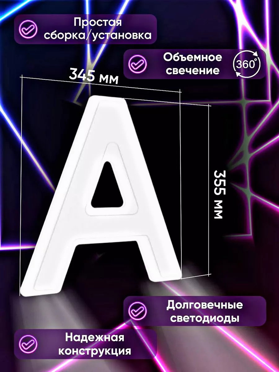 Объемные буквы для вывески