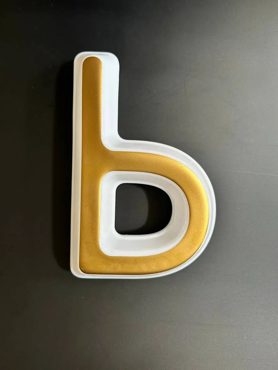Световая буква Ь